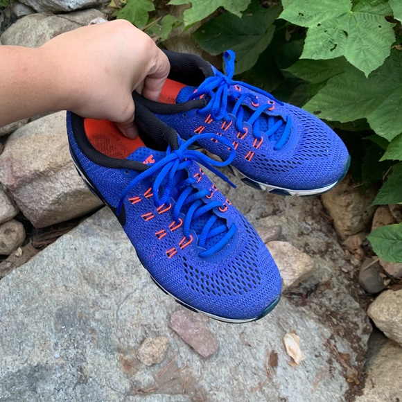 Women's Air Max Tailwind 8 Running Shoes Size 9 Blue/Orange Y2K Neon Sport Run - Picture 11 of 13